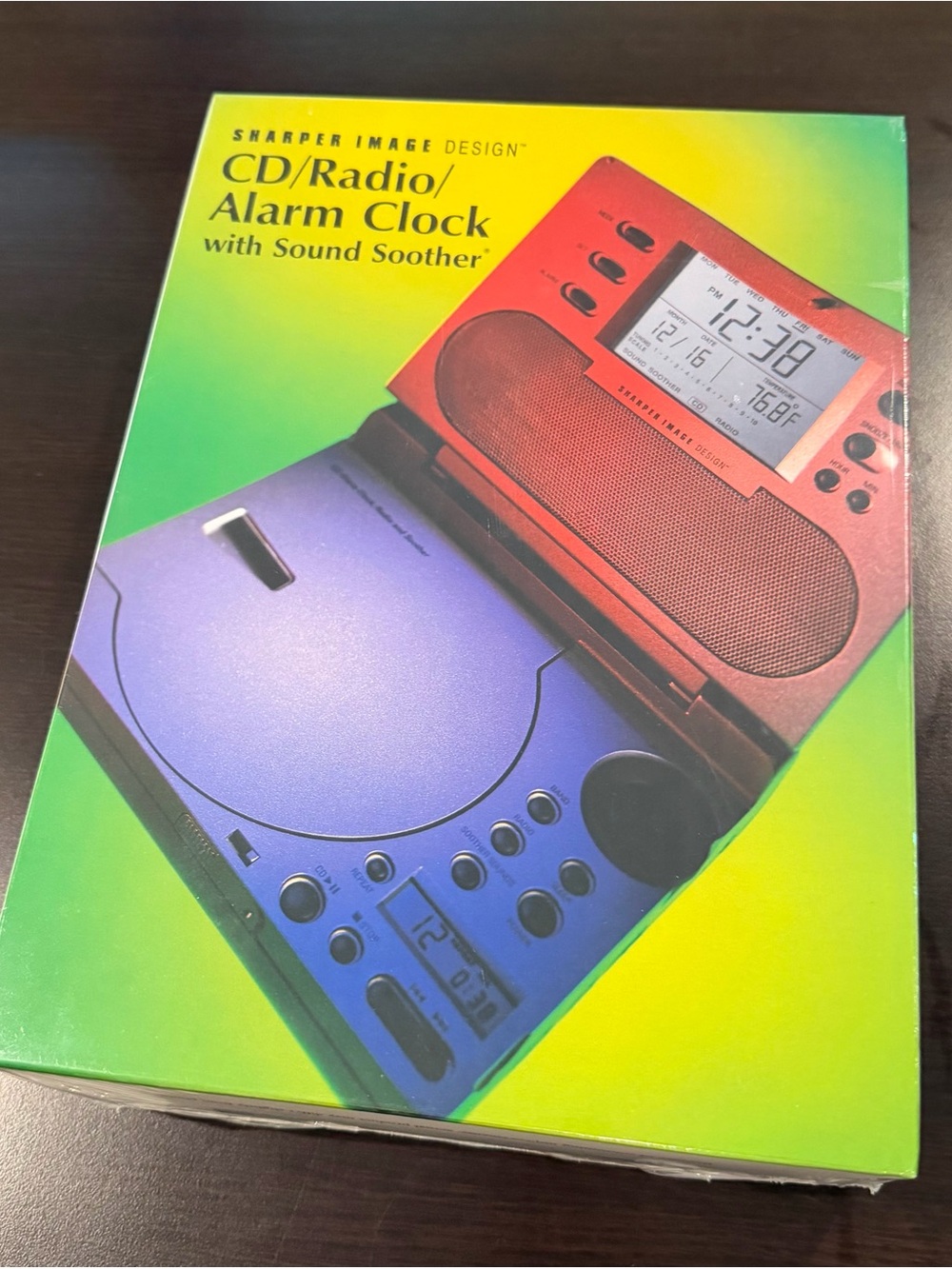 Sharper Image Portable CD/Radio Alarm Clock